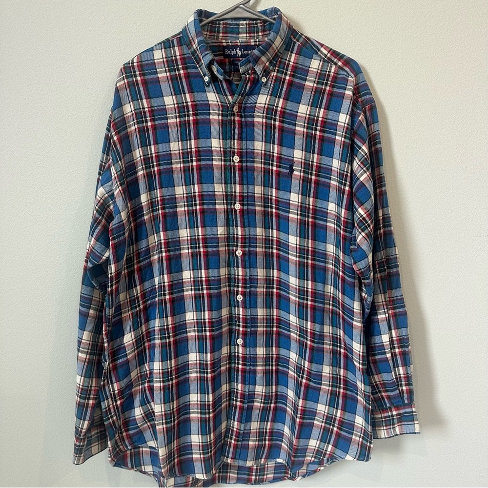 Ralph Lauren Men's Multicolor Plaid Button-Down Shirt